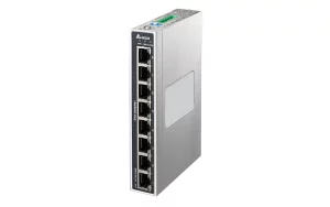DVS-G408W01 Неуправляемый коммутатор Ethernet, 8 портов Gigabit Ethernet (GbE) с PoE, -40...+70 С, с аварийный вых., метал. корпус